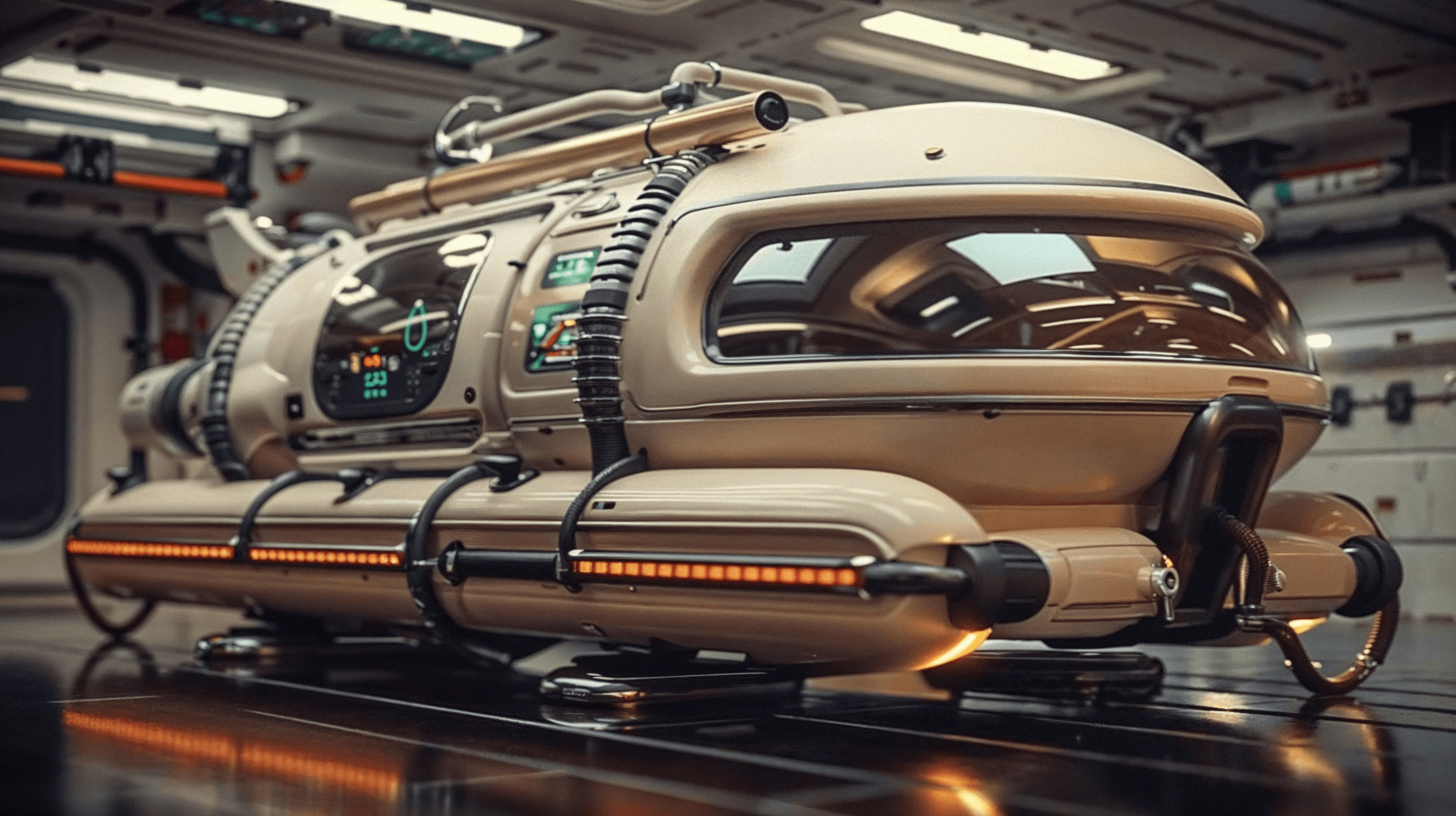 Submarine environment render